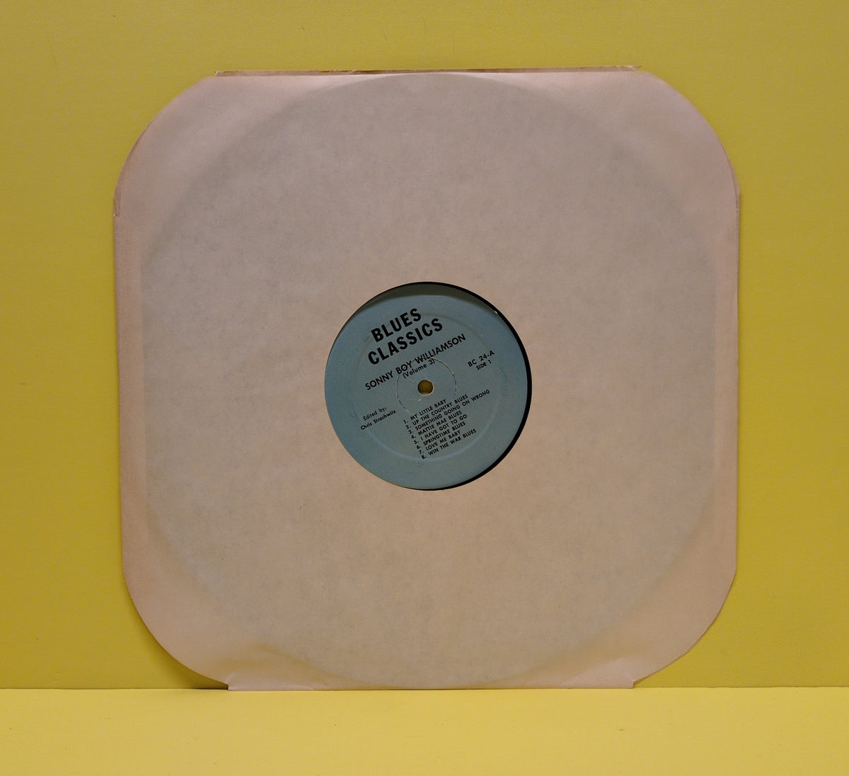 Sonny Boy Williamson - Blues Classics By Sonny Boy Williamson Volume 3 - BC 24 Used - EX - Vinyl