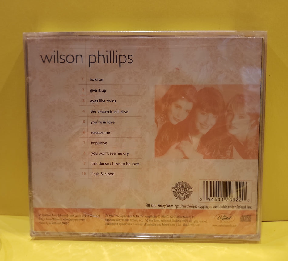 Wilson Phillips - The Best Of Wilson Phillips - 2005 - 09463-12032-2-0 New - Sealed - CDs