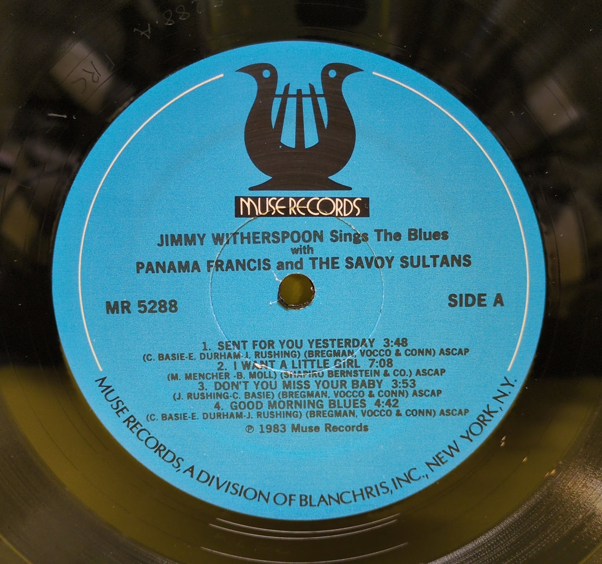 Jimmy Witherspoon - Sings The Blues With Panama Francis And The Savoy Sultans - 1983 - MR 5288 Used - EX - Vinyl