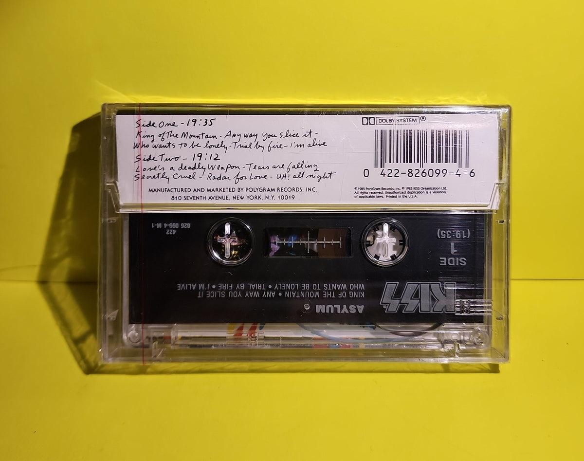 Kiss - Asylum - 1985 - 422-826 099-4 M-1 New - Sealed - Cassettes