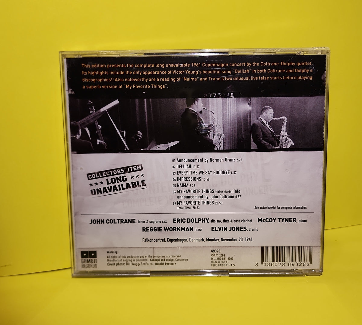 John Coltrane Quintet With Eric Dolphy - Complete 1961 Copenhagen Concert - 2009 - 69328 Used - NM - CDs