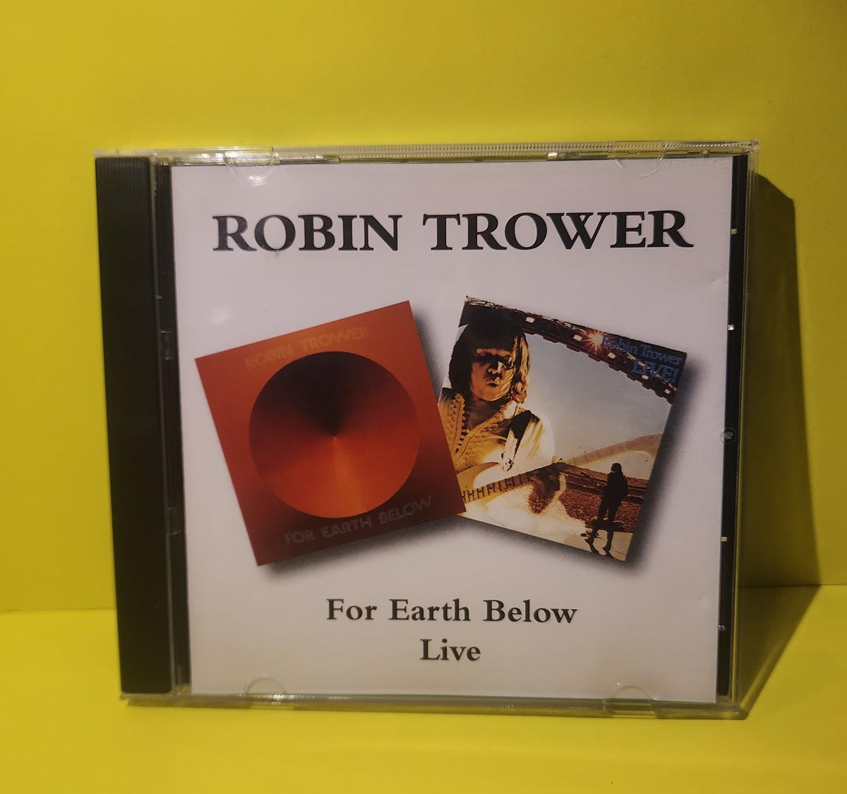 Robin Trower - For Earth Below / Live - BGOCD347 Used - EX - CDs