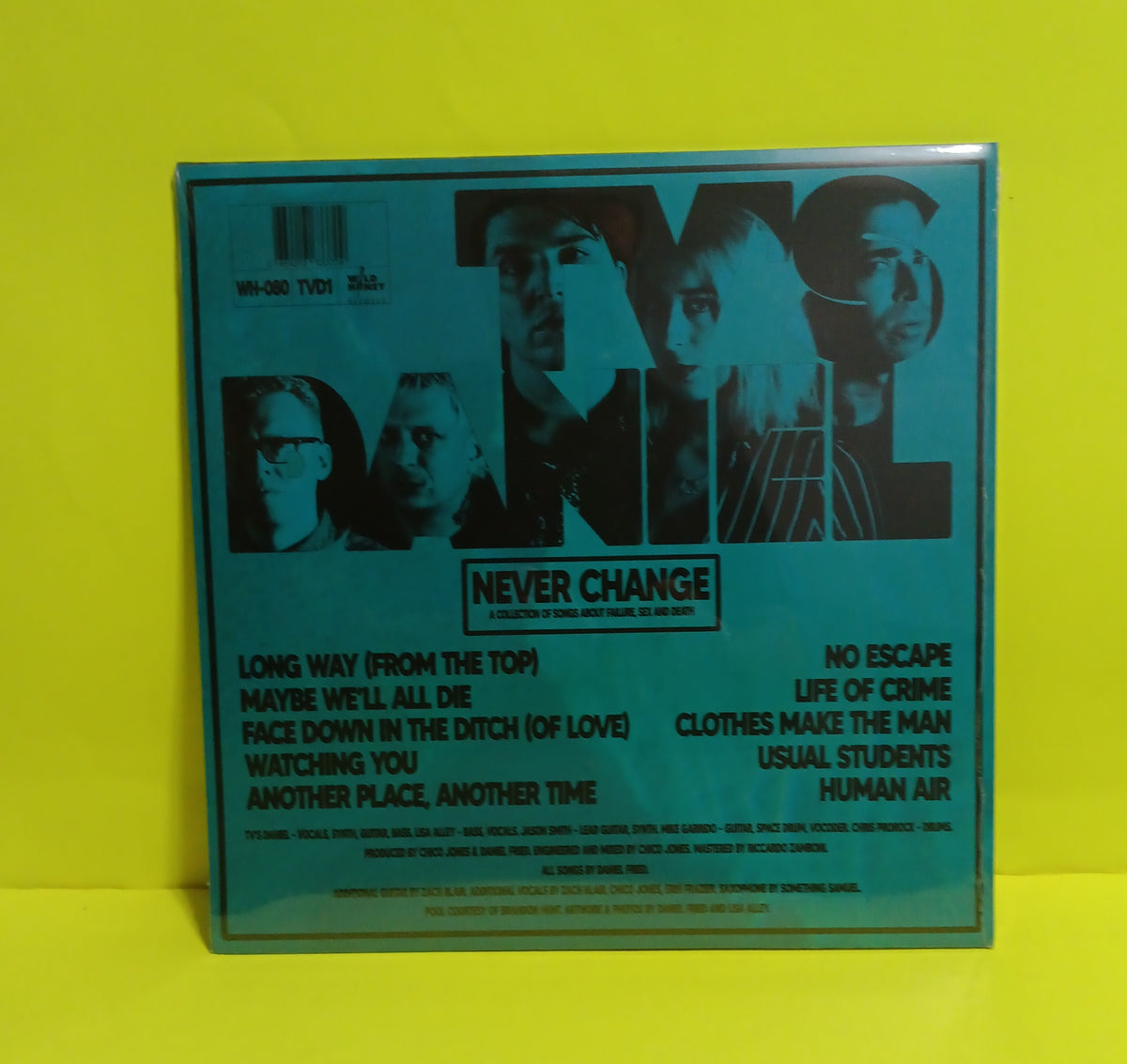 TV's Daniel - Never Change - 2023 - WH-080 New - Sealed - Vinyl