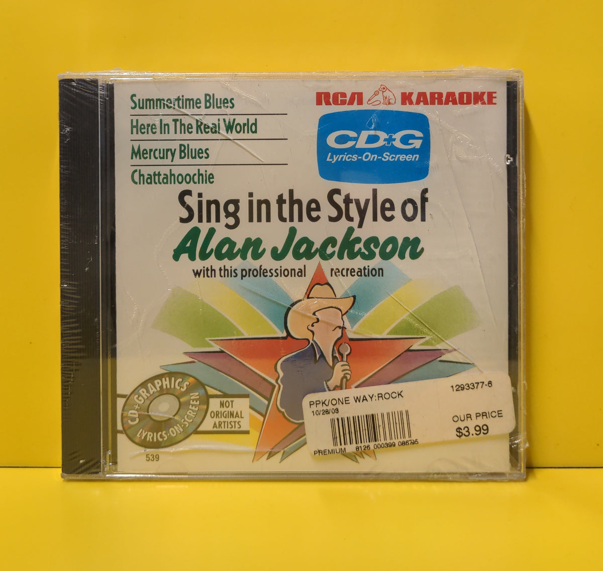 Alan Jackson, Various  - Sing In The Style Of Alan Jackson  - 1995 - 539 New - Sealed - CDs