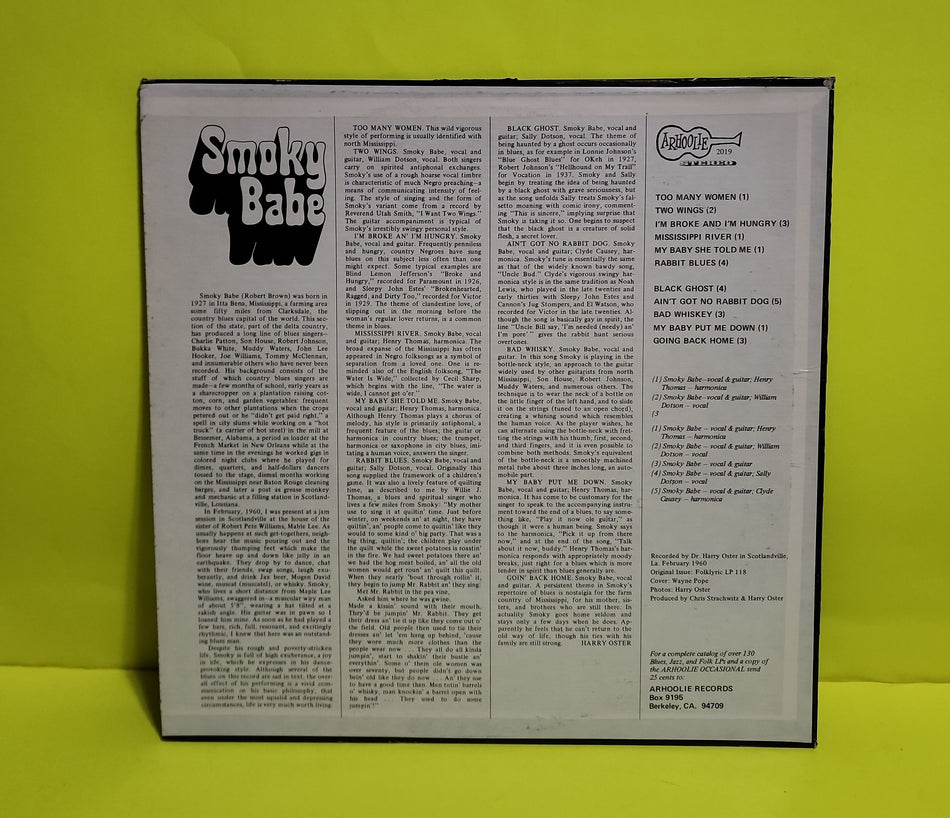Smoky Babe - Hot Blues - 1971 - 2019 Used - EX - Vinyl