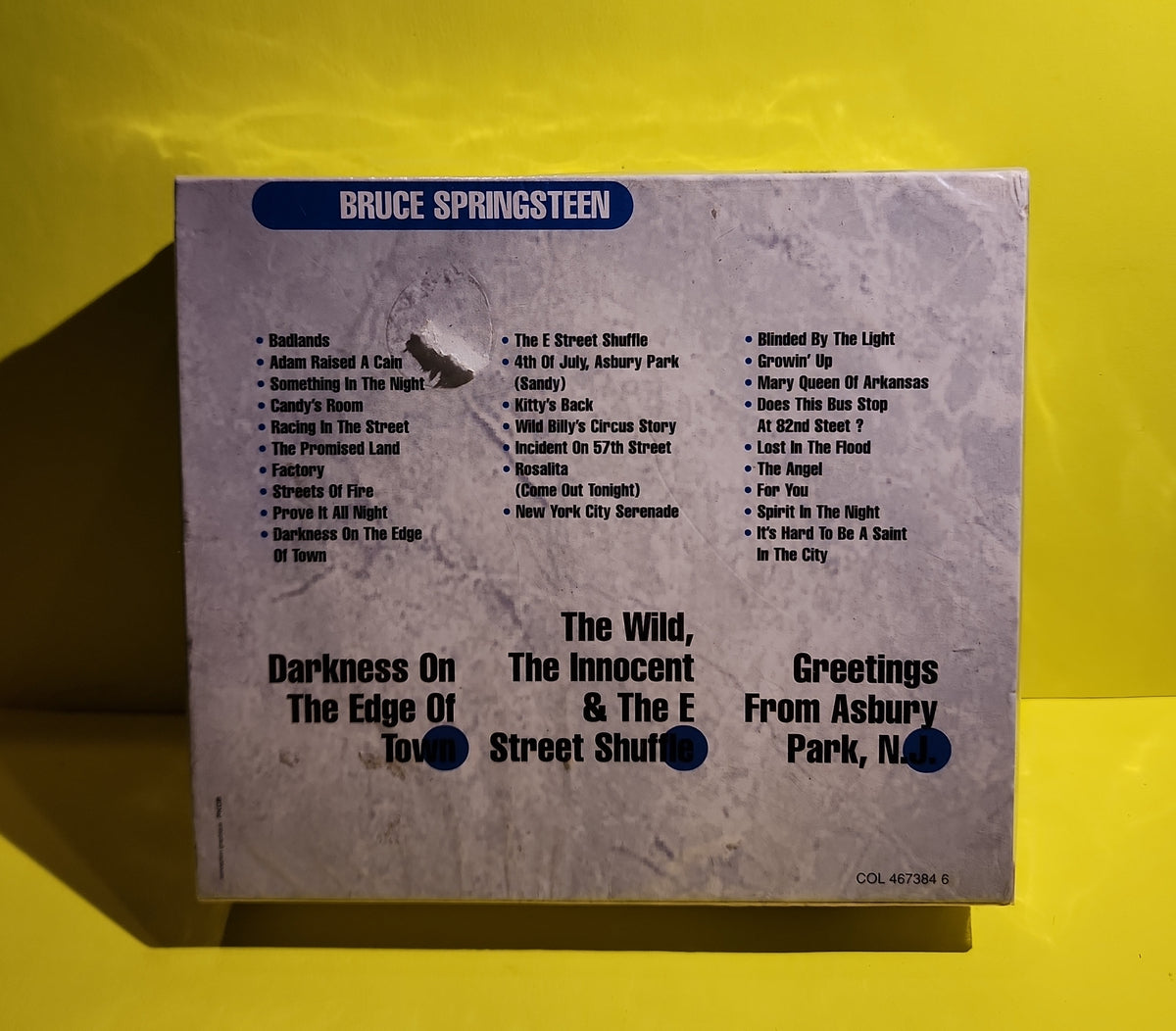 Bruce Springsteen - Greetings From Asbury Park N.J. / The Wild, The Innocent And The E-Street Shuffle / Darkness On The Edge Of Town - 1996 - COL 467384 6 New - Sealed - CDs