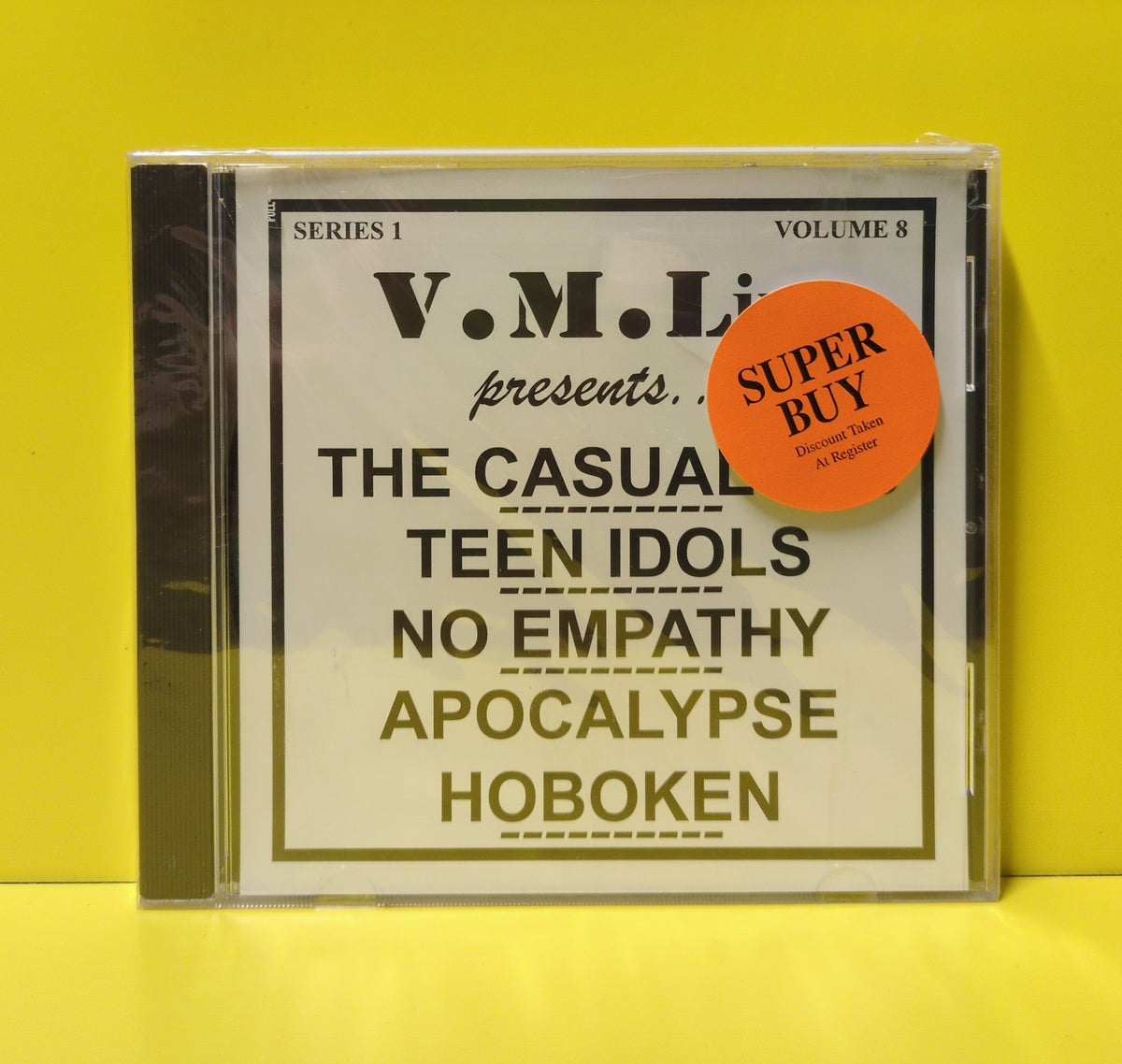 The Casualties, Teen Idols, No Empathy, Apocalypse Hoboken - The Casualties, Teen Idols, No Empathy, Apocalypse Hoboken - 1999 - VML-096 / L-37824 New - Sealed - CDs