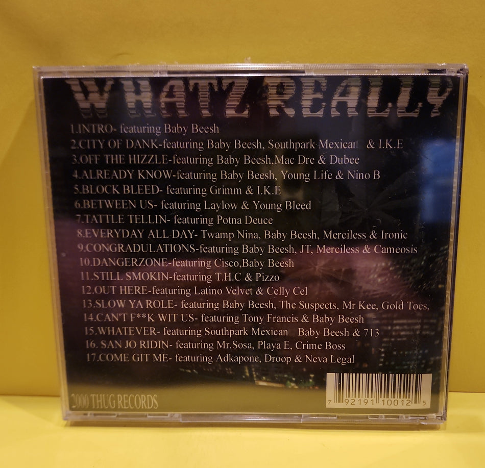 Baby Beesh - What's Really! - 2000 - THG 1001 New - Sealed - CDs