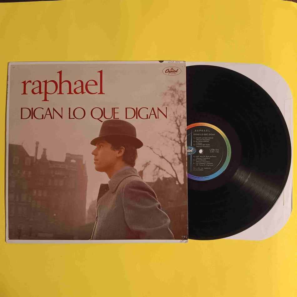 Raphael - Digan Lo Que Digan Mexico - 1968 - LEM 105 Used - EX - Vinyl