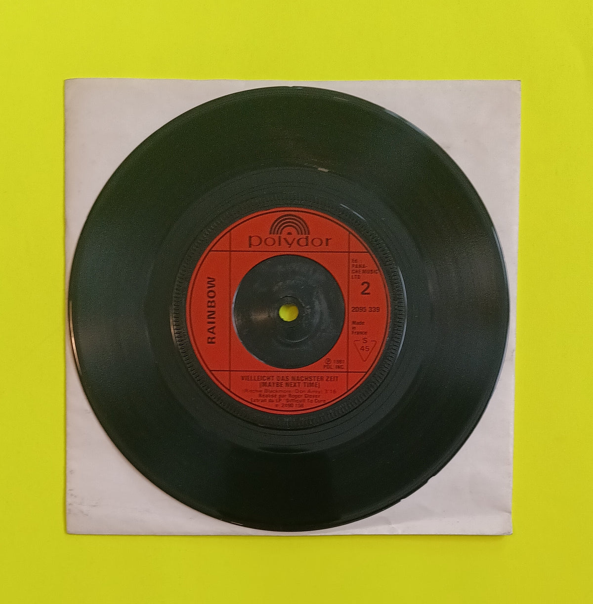 Rainbow - I Surrender (France 7") - 1981 - 2095 339 Used - EX - Vinyl
