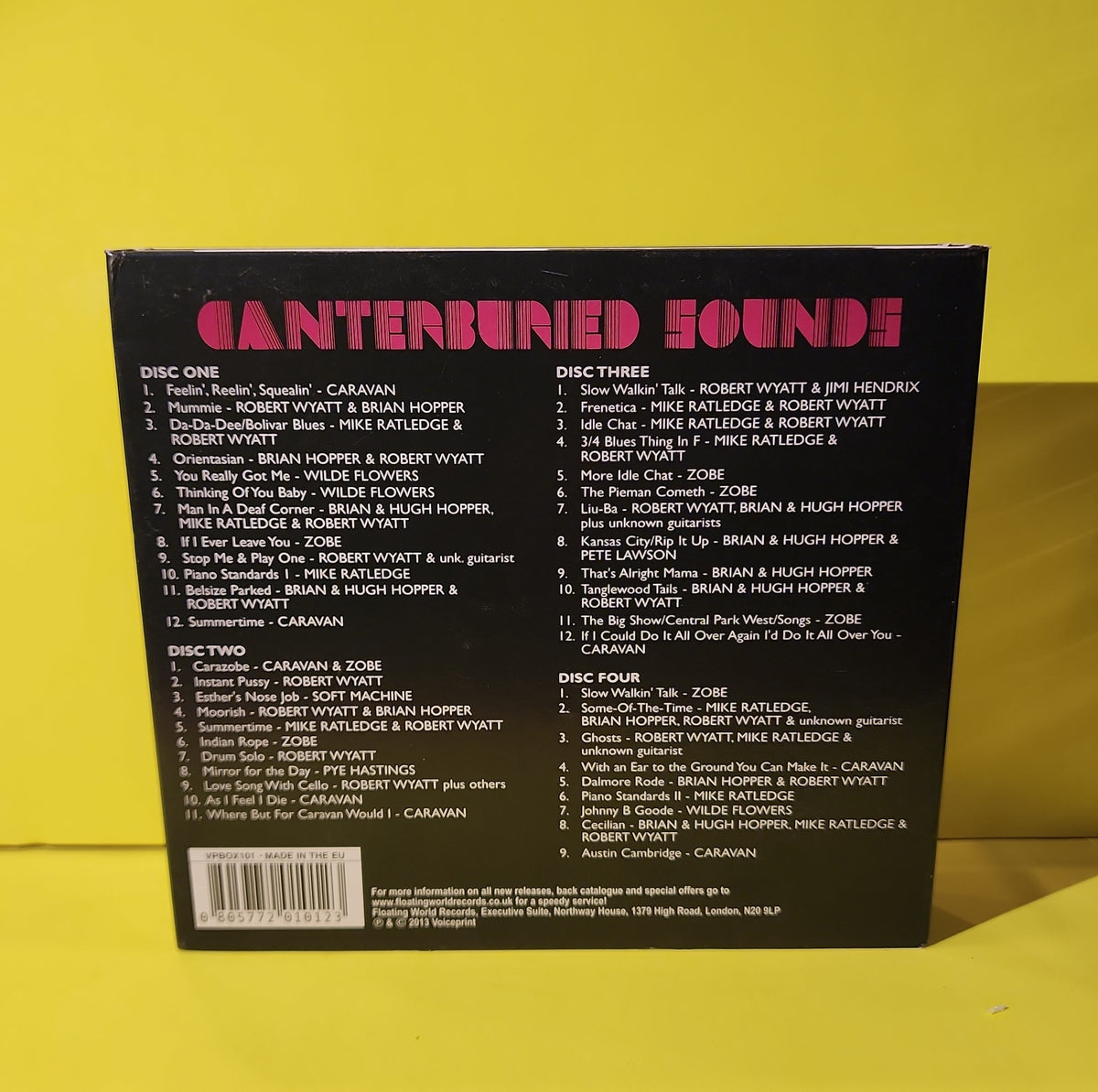 Various - Canterburied Sounds - 2013 - VPBOX101 Used - EX - CDs