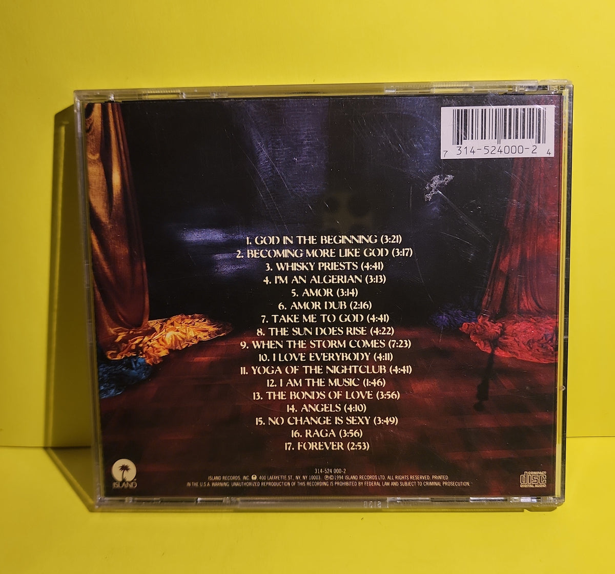 Jah Wobble's Invaders Of The Heart - Take Me To God - 1994 - 314-524 000-2 Used - EX - CDs