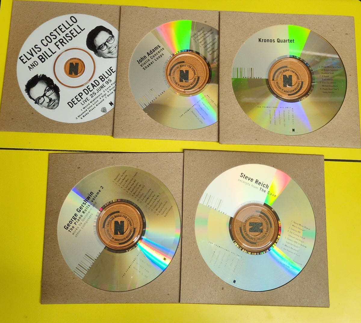 Various - Nonesuch Records Fall 1995 - 1995 - PRCD 6384 Used - EX - CDs - 5xCD Box Set - Promo