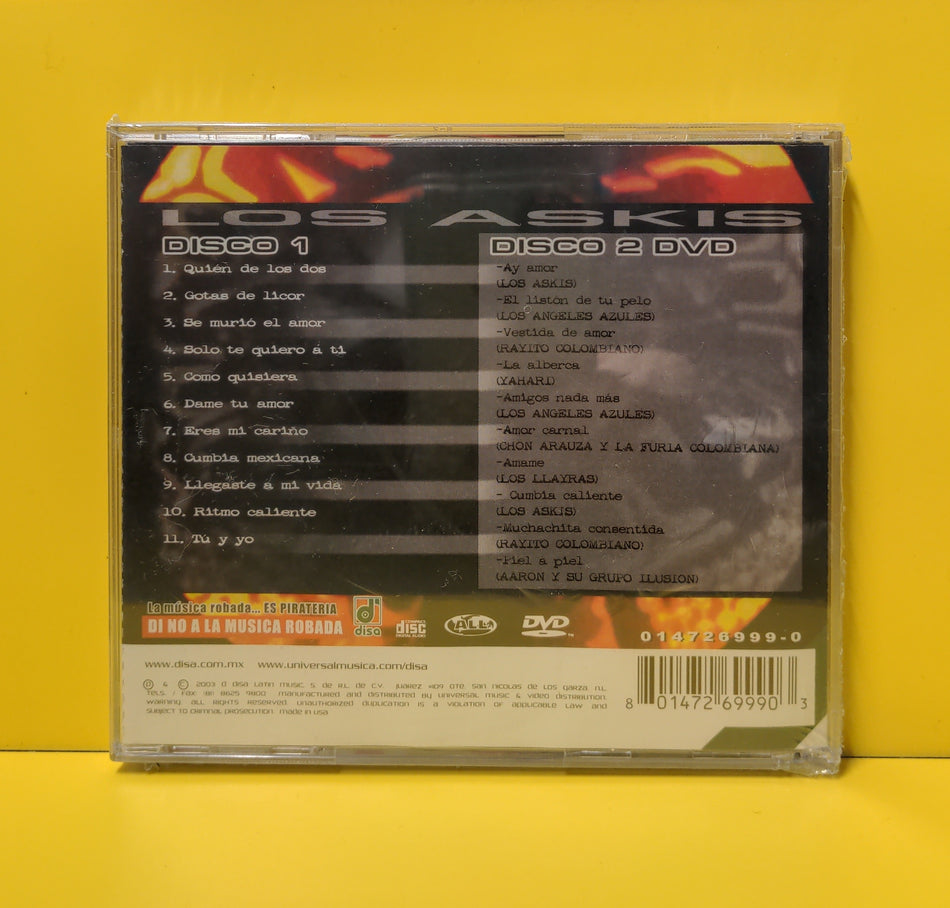 Los Askis - Ritmo Y Sabor - 2003 - 014726999-0 New - Sealed - CDs - 2xCD with Bonus DVD