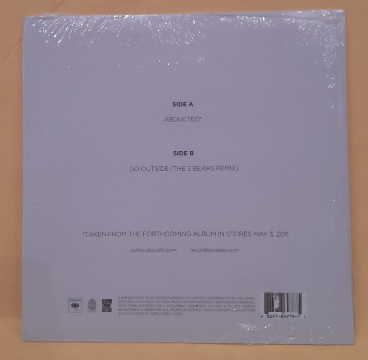 Cults - 7" Record Store Day Abducted-Cults - 2011 - 88697869787A New - Sealed - Vinyl