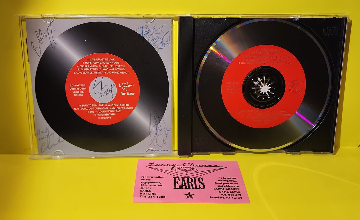 Larry Chance & The Earls - Remember Then / Autographed  - 1995 - CCM 91372-2 Used - EX - CDs