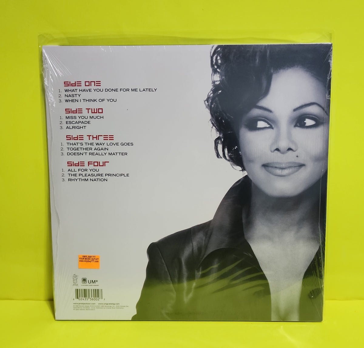 Janet - Number Ones - 2021 - B0033136-01 New - Sealed - Vinyl