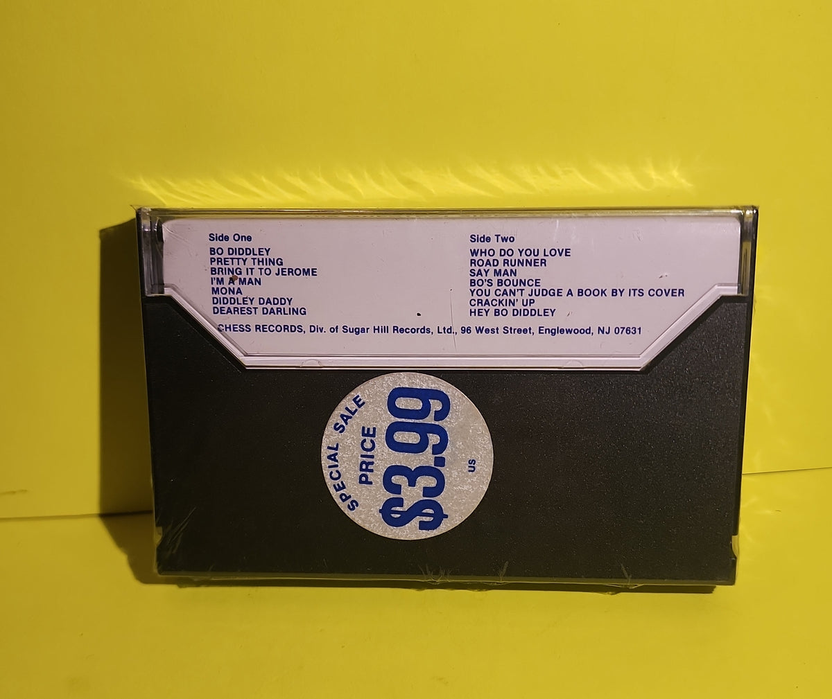 Bo Diddley - His Greatest Sides: Volume One Club Edition  - 1983 - CHC8204 New - Sealed - Cassettes