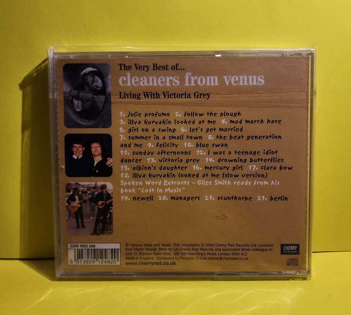 Cleaners From Venus - Living With Victoria Grey: The Very Best Of - 2004 - CDM RED 248 New - Sealed - CDs