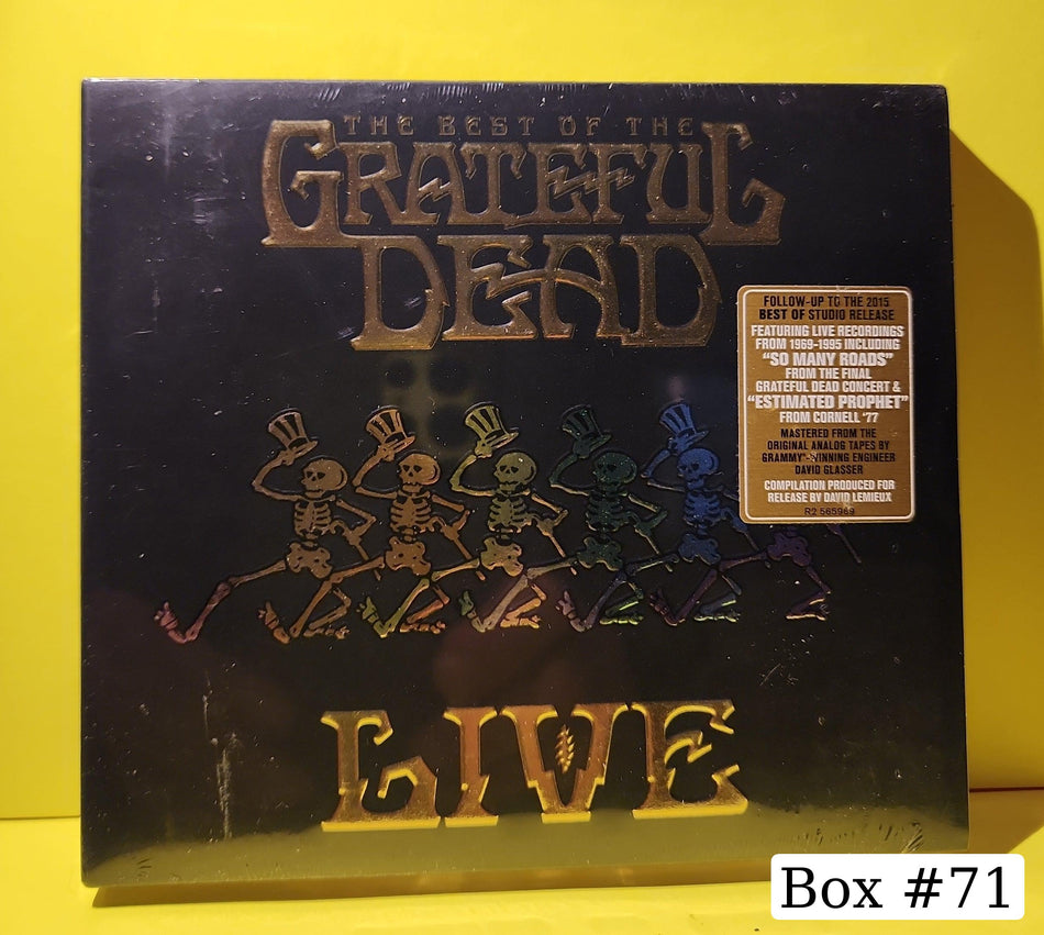 The Grateful Dead - The Best Of The Grateful Dead Live - 2018 - R2 565969 New - Sealed - CDs