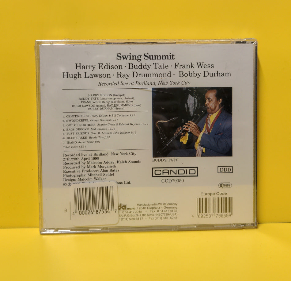 Harry Edison · Buddy Tate · Frank Wess · Hugh Lawson · Ray Drummond · Bobby Durham - Swing Summit - 1990 - CCD79050 New - Sealed - CDs