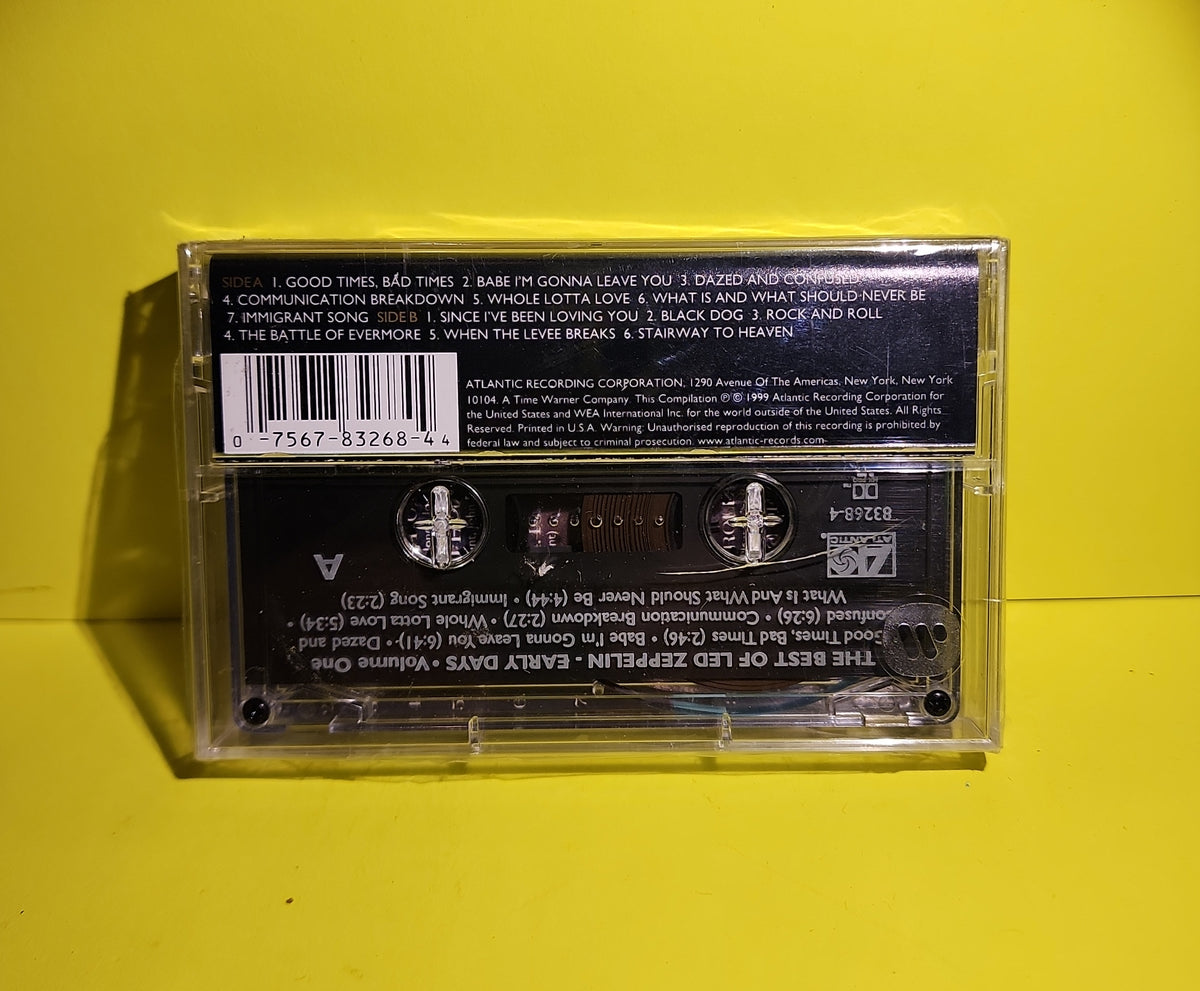 Led Zeppelin - Early Days: The Best Of Led Zeppelin Volume One - 1999 - 7567-83268-4 New - Sealed - Cassettes