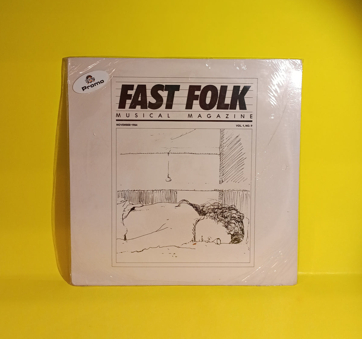 Various - Fast Folk Musical Magazine Vol 1 No 9 November 1984 (W. MAGAZINE) - 1984 - FF 109 New - Sealed - Vinyl