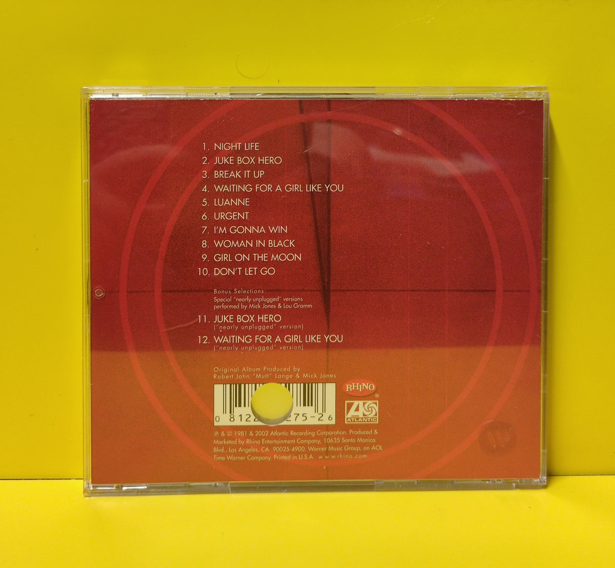 Foreigner - 4 - 2002 - R2 78275 Used - EX - CDs - Promo