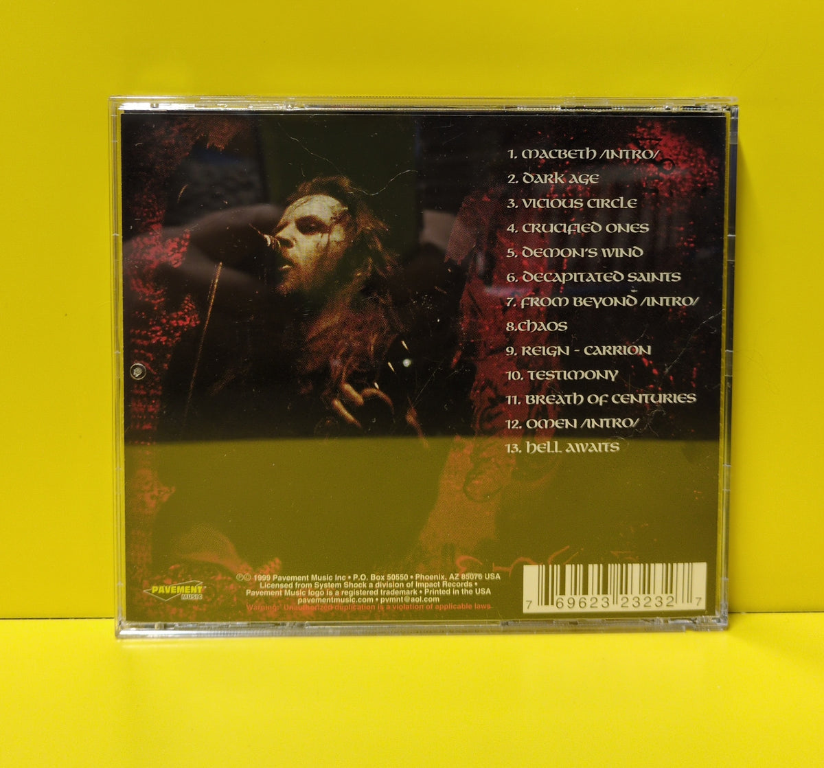 Vader - The Darkest Age - 1999 - 76962-32323-2 Used - EX - CDs