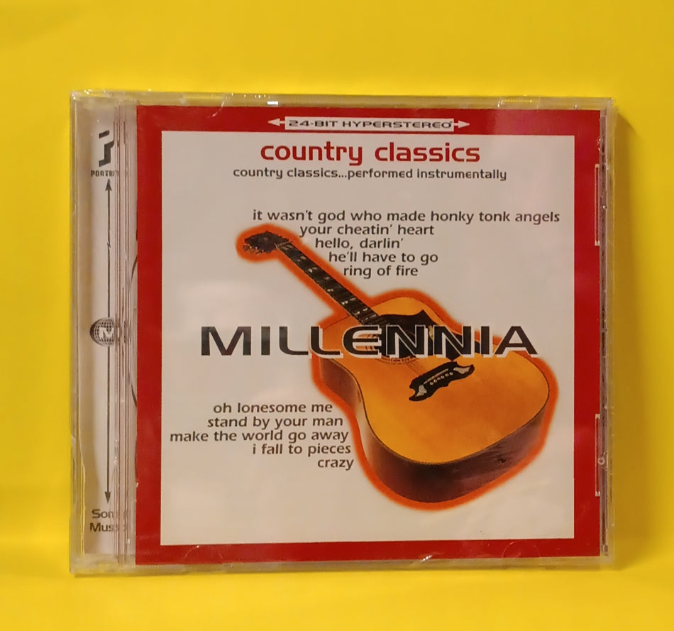 Millennia - Country Classics Performed Instrumentally - 1998 - EK69033 New - Sealed - CDs