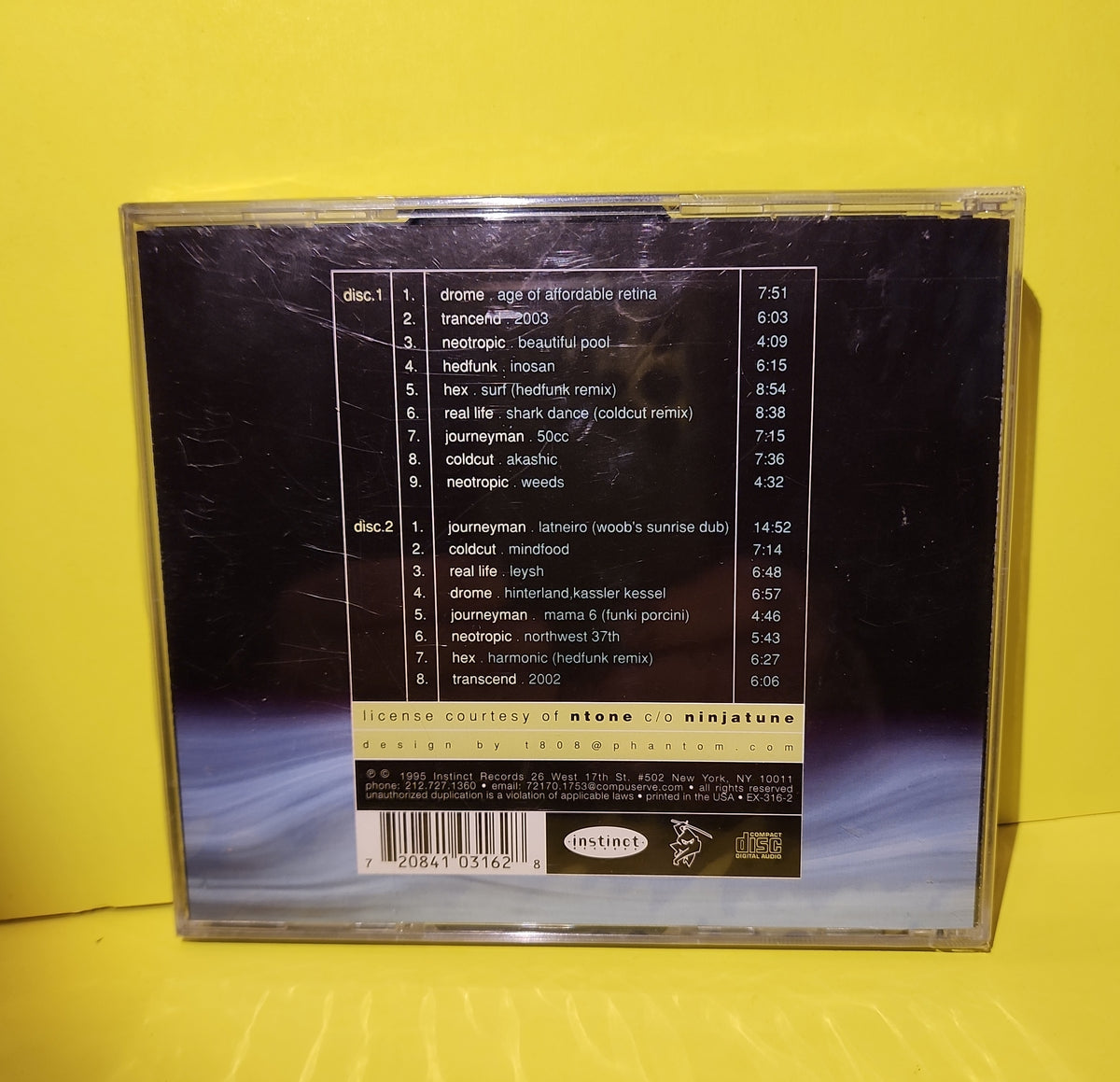 Various - Earthrise.Ntone.1 - 1995 - EX-316-2 New - Sealed - CDs