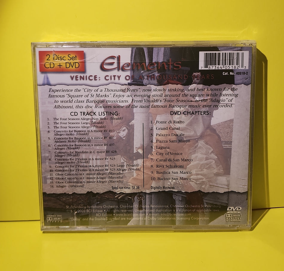 Elements - City of Thousand Years - 2003 - 40518-2 New - Sealed - CDs