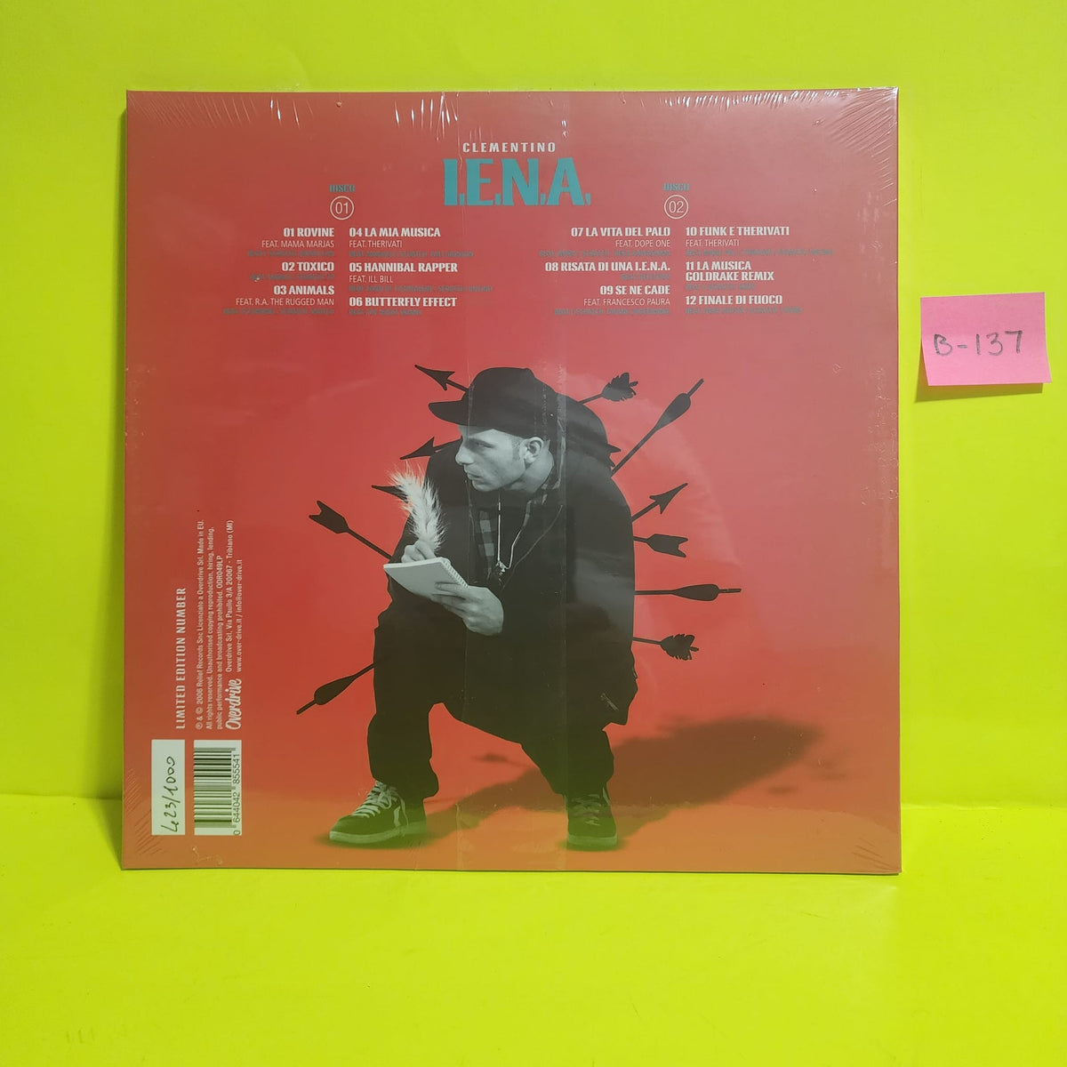 Clementino - I.E.N.A. / Limited Edition Numbered  - 2018 - ODR049LP New - Sealed - Vinyl