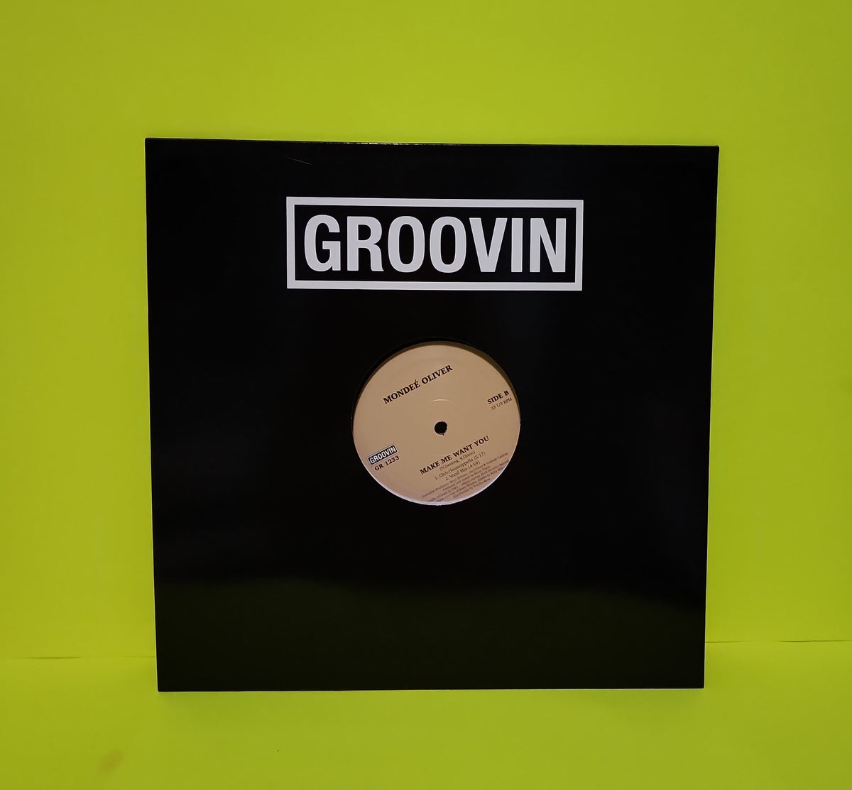 Mondee Oliver - Make Me Want You (Italy 12") - 2018 - GR 1233 New - NM - Vinyl