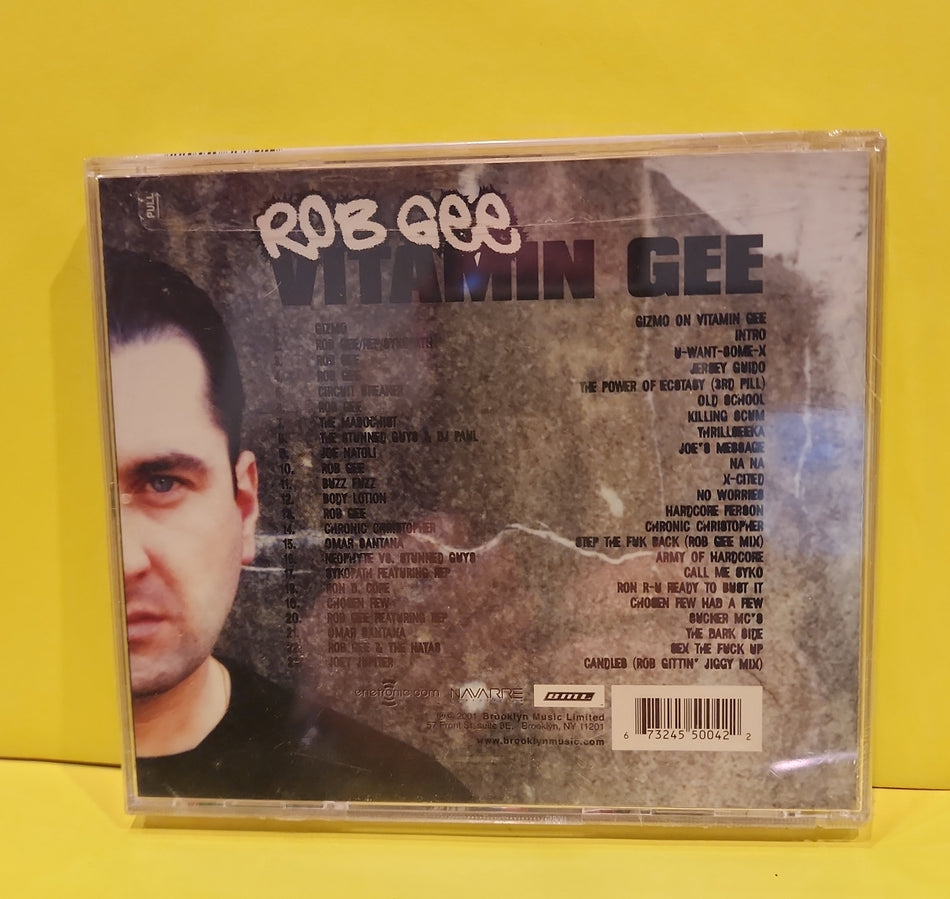 Rob Gee - Vitamin Gee - 2001 - BML 5004 New - Sealed - CDs