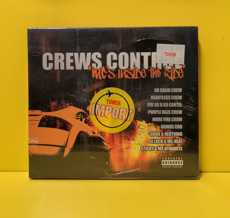 Various - Crews Control (MC's Inside The Ride) - 2002 - WSMCD077 New - Sealed - 2xCD