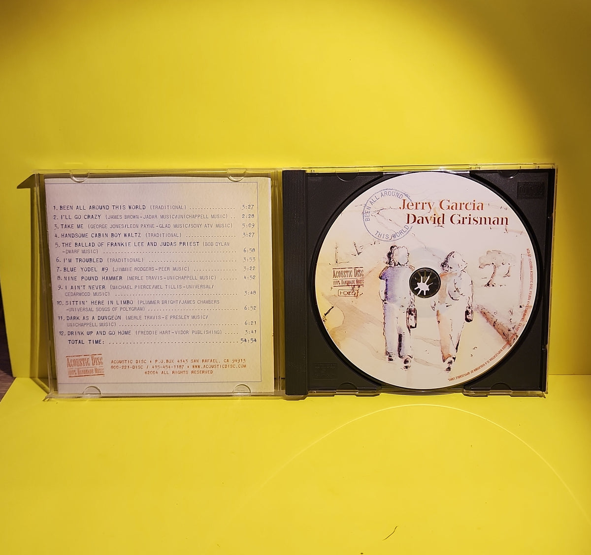 Jerry Garcia / David Grisman - Been All Around This World - 2004 - ACD-57 Used - NM - CDs