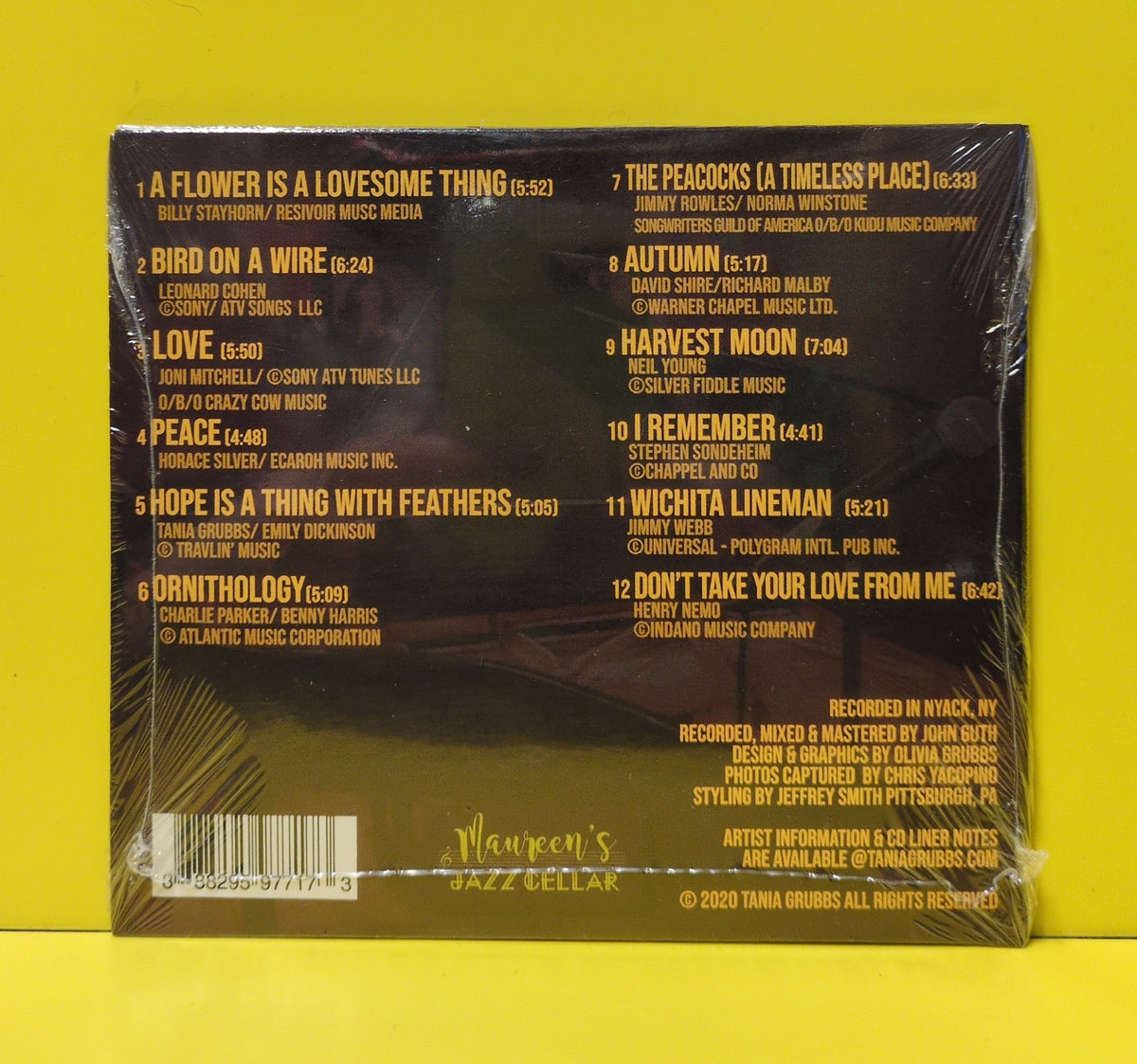 Tania Grubbs Quintet - Live At Maureen's Jazz Cellar - 2020 - New - Sealed - CDs
