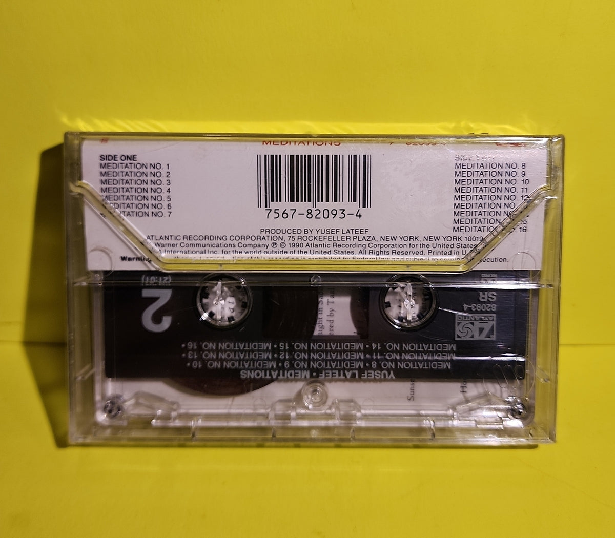 Yusef Lateef - Meditations - 1990 - 82093-4 New - Sealed - Cassettes