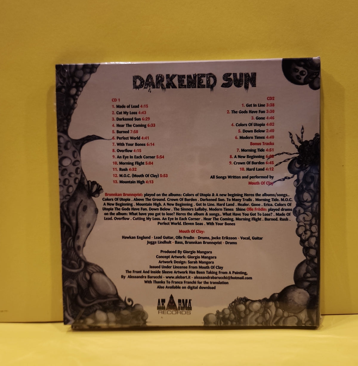 Mouth Of Clay - Darkend Sun - 2021 - AK404/2 New - Sealed - CDs