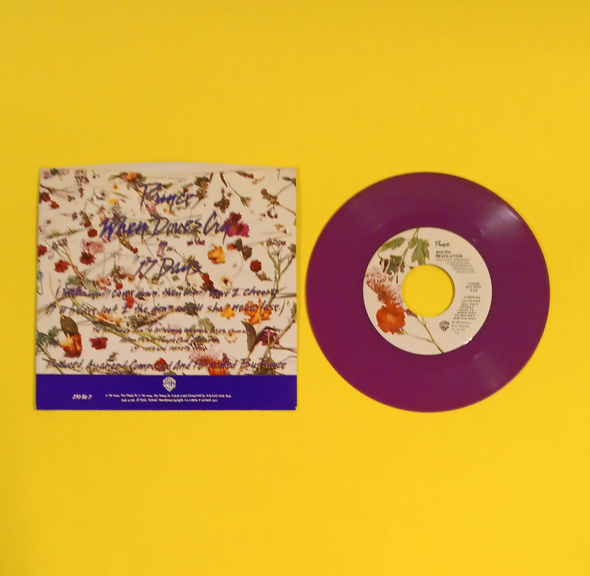 Prince - When Doves Cry (Purple 7") - 1984 - 7-29286 Used - NM - Vinyl