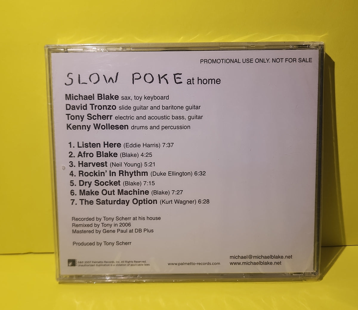 Slow Poke - At Home / Promo  - 2007 - PM-2126 New - Sealed - CDs