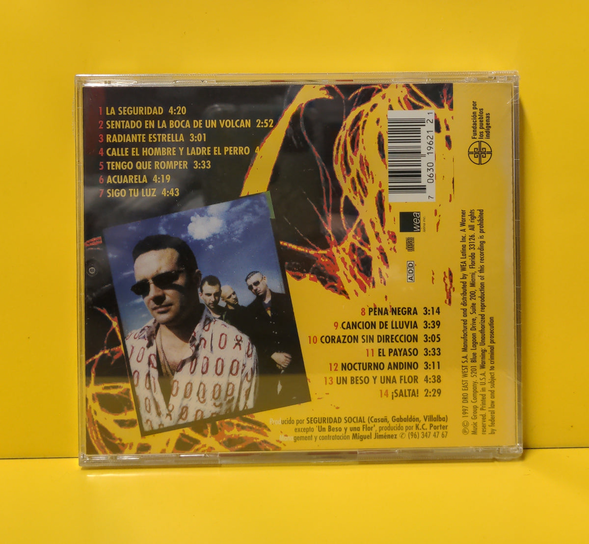 Seguridad Social - En La Boca Del Volcan - 1997 - 196212 New - Sealed - CDs