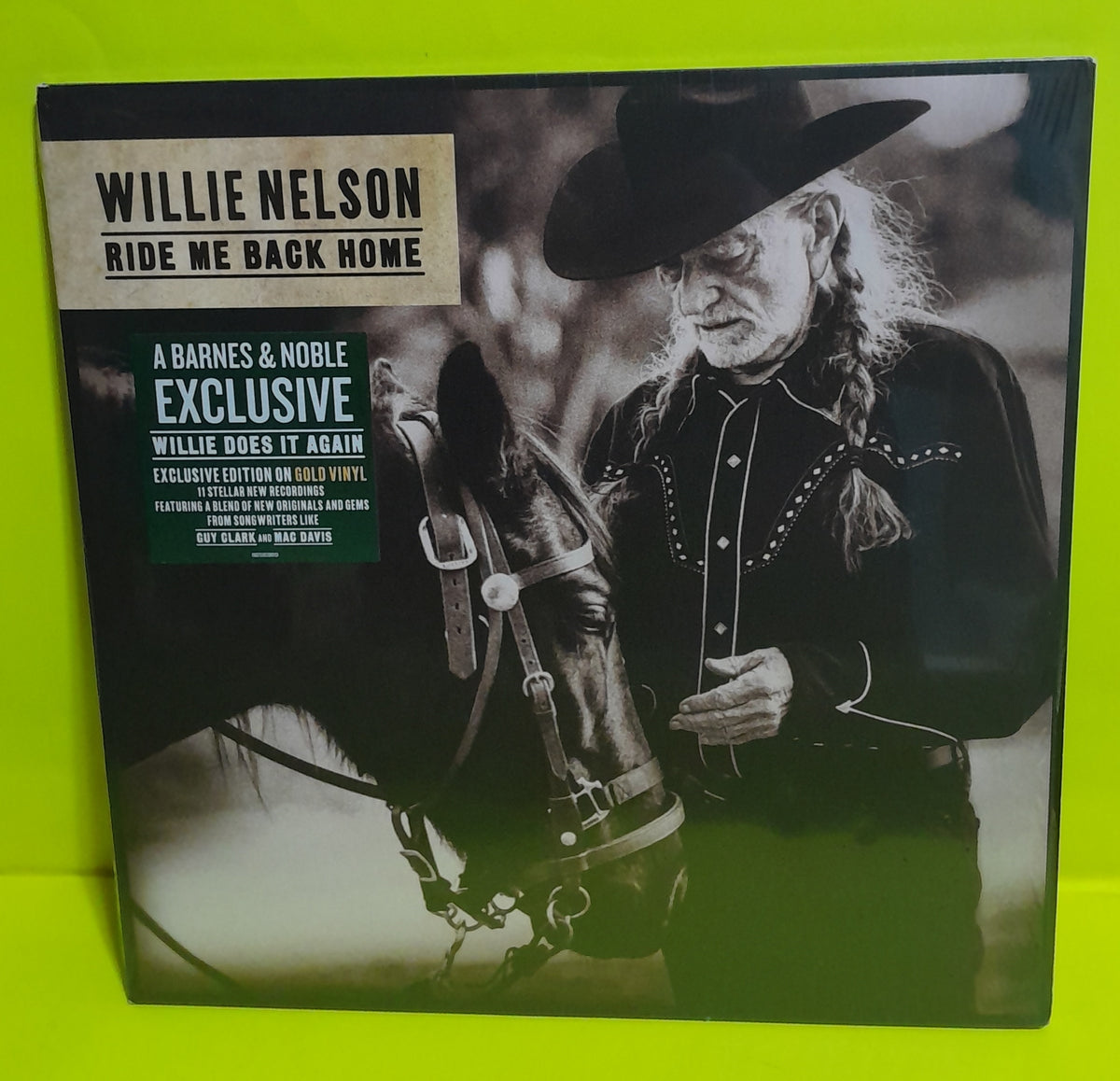Willie Nelson - Ride Me Back Home - 2019 - 19075935631 New - Sealed - Vinyl