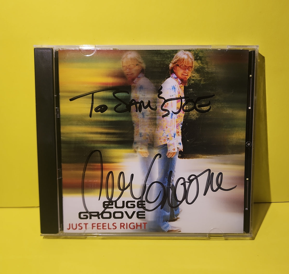 Euge Groove - Just Feels Right / Autographed  - 2005 - 72438-60499-2-6 Used - EX - CDs