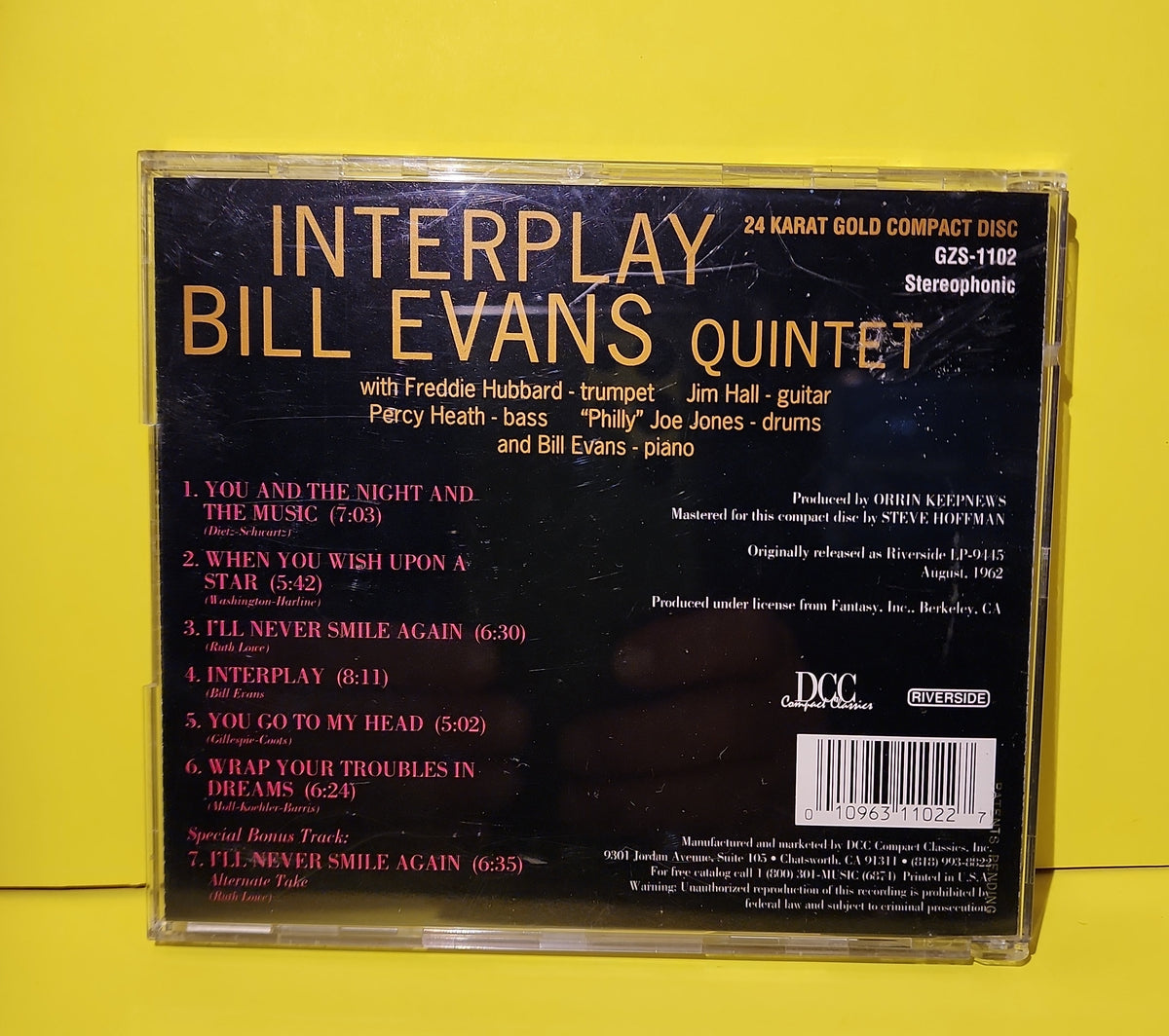 Bill Evans Quintet - Interplay - 1996 - GZS-1102 Used - EX - CDs
