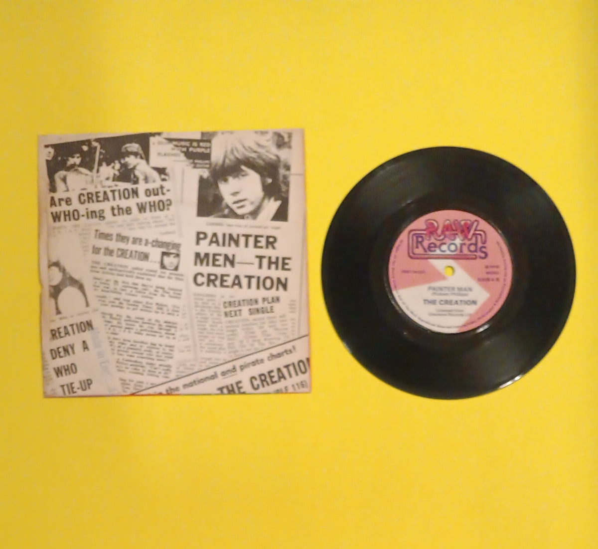 The Creation - Making Time / Painter Man (UK 7") - 1977 - RAW 4 Used - EX - Vinyl