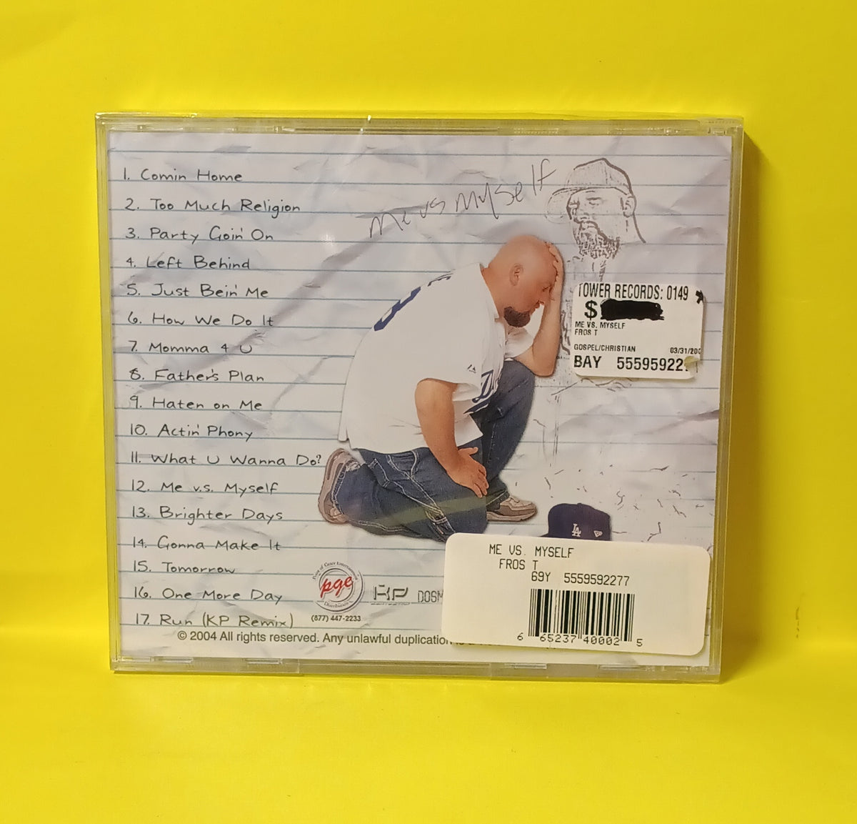 Fros-T - Me Vs Myself - 2004 - DM-40002 New - Sealed - CDs