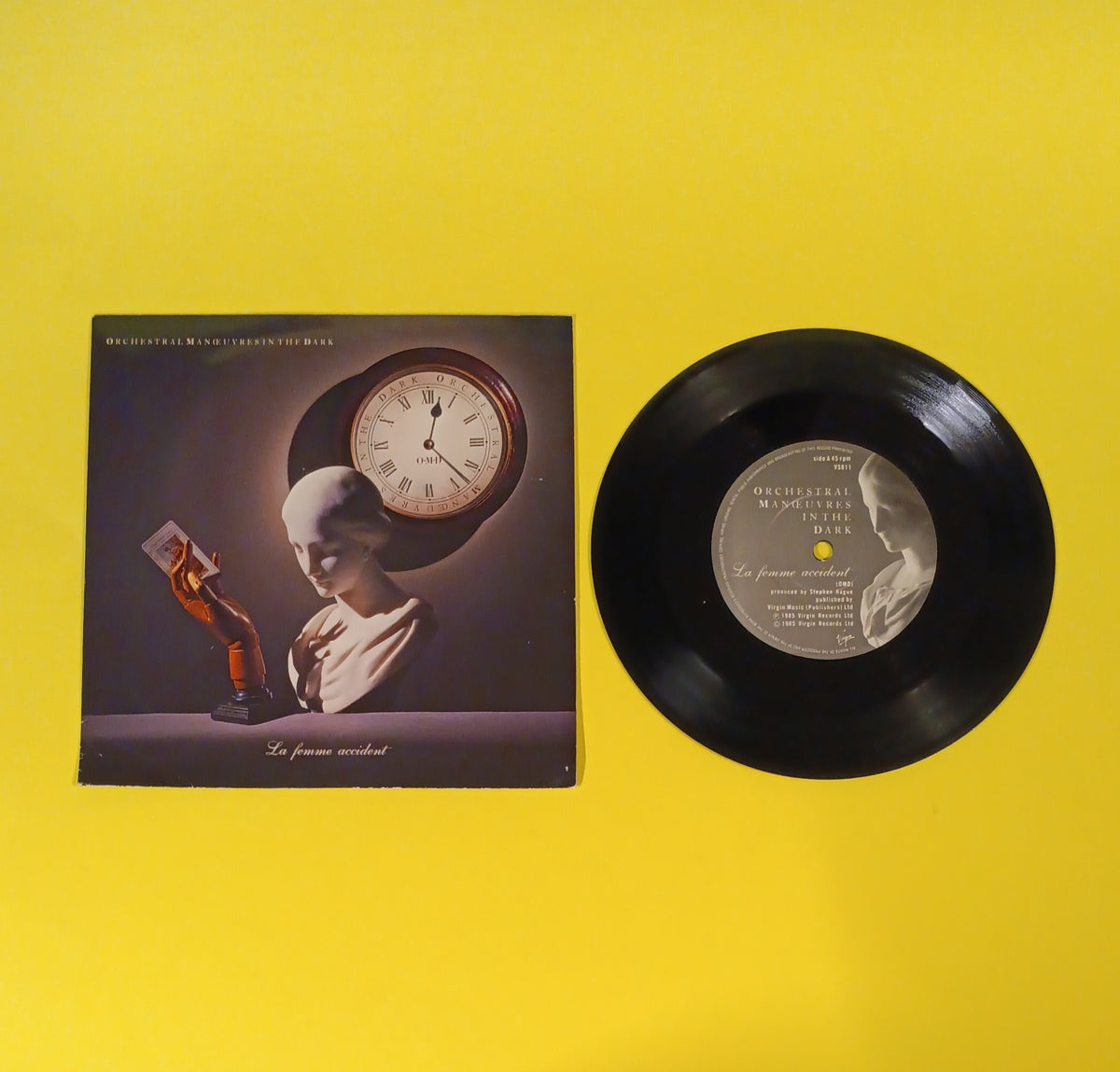 Orchestral Manœuvres In The Dark - La Femme Accident (UK 7") - 1985 - VS811 Used - EX - Vinyl