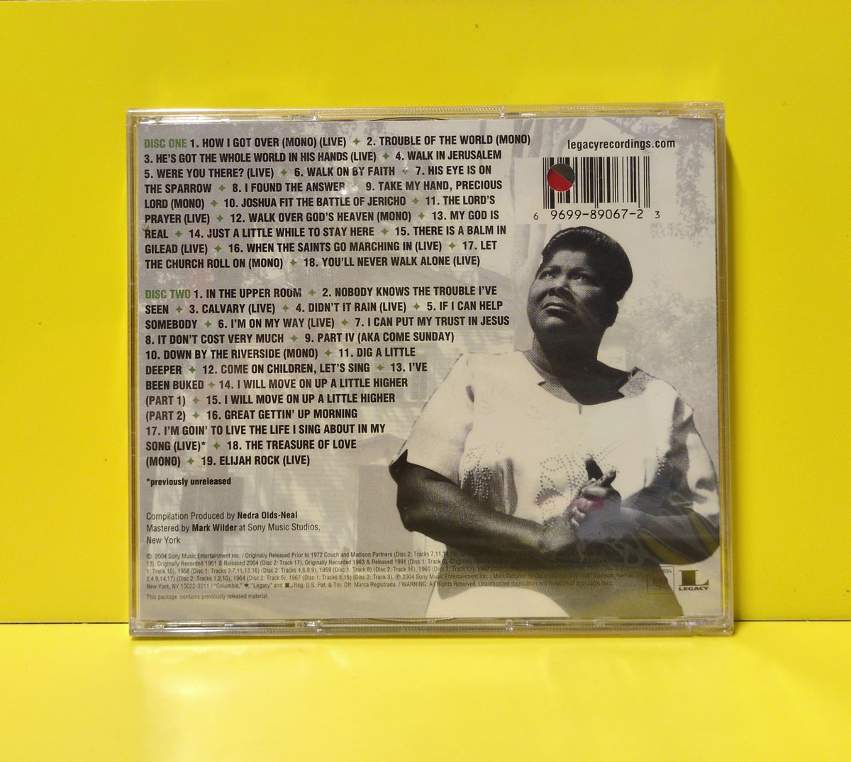 Mahalia Jackson - The Essential Mahalia Jackson - 2004 - C2K 89067 New - Sealed - 2xCD